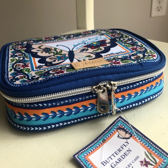 New w Tag: Brighton Butterfly Garden Jewelry or Travel Case. 2024 - Picture 2 of 12